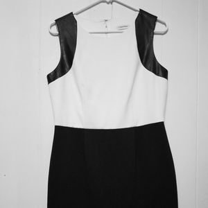Black and White Calvin Klein dress